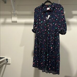 Scamp & Dude Rainbow Leopard Print Dress